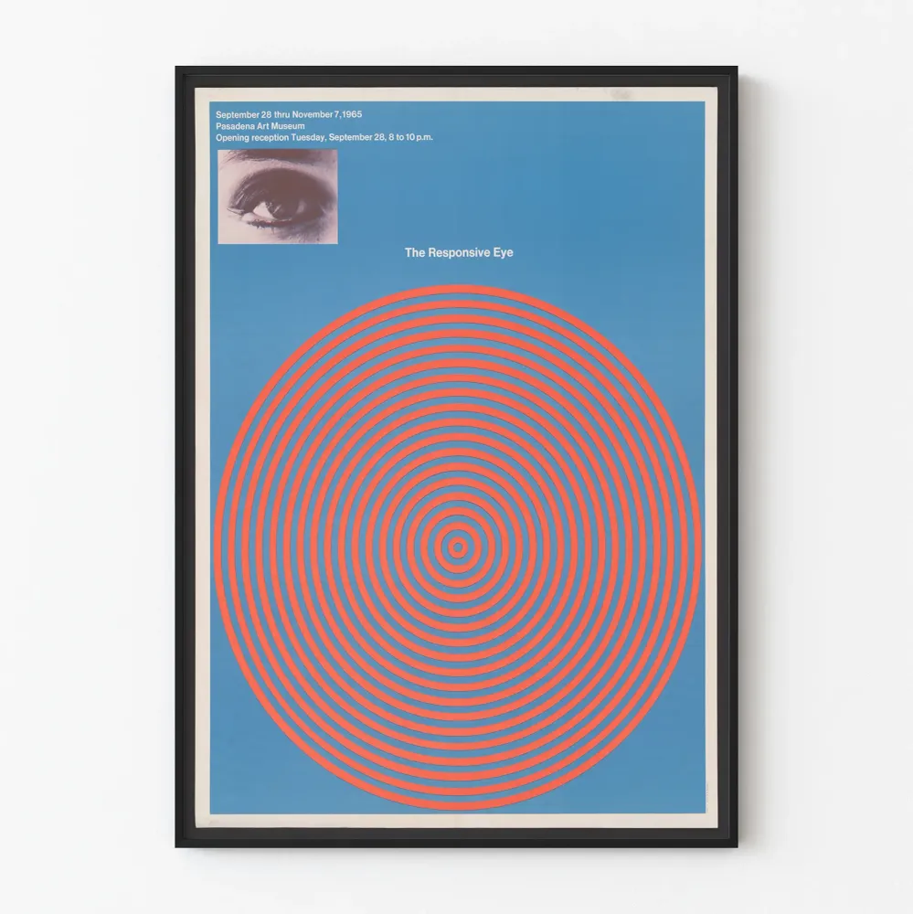 Affiche Responsive Eye - Design graphique années 60
