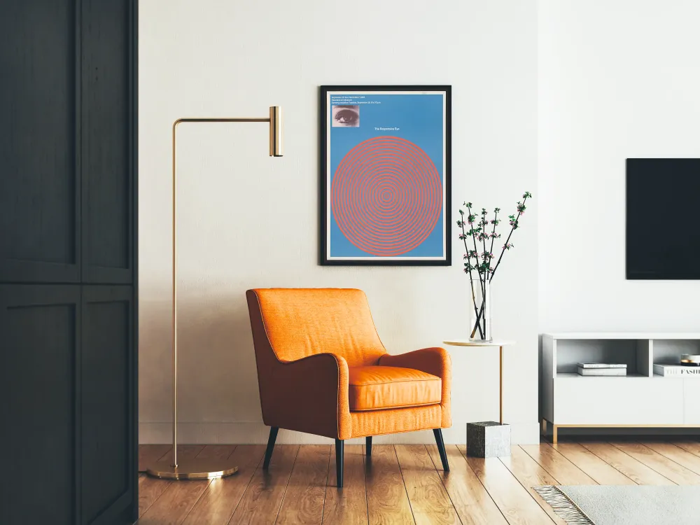 Affiche Responsive Eye - Design graphique années 60