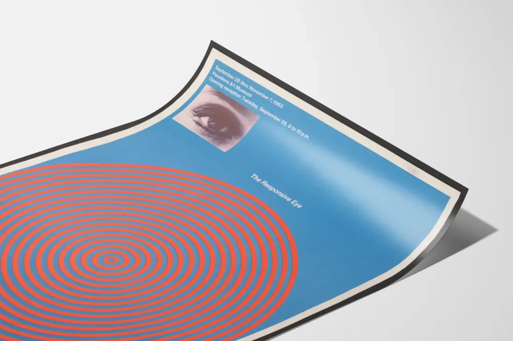 Affiche Responsive Eye - Design graphique années 60