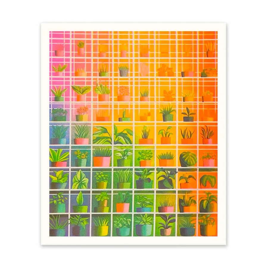 Affiche Riso Abstract Glasshouse