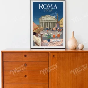 Affiche ROMA « Dolce Vita »