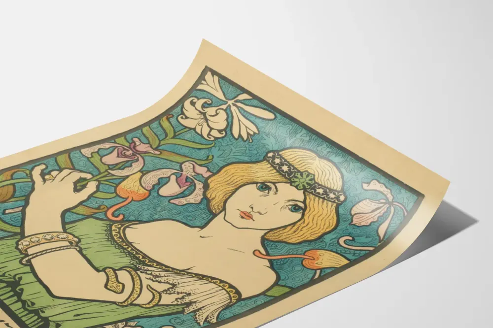 Affiche Salon des 100 - 17e Exposition Art Nouveau