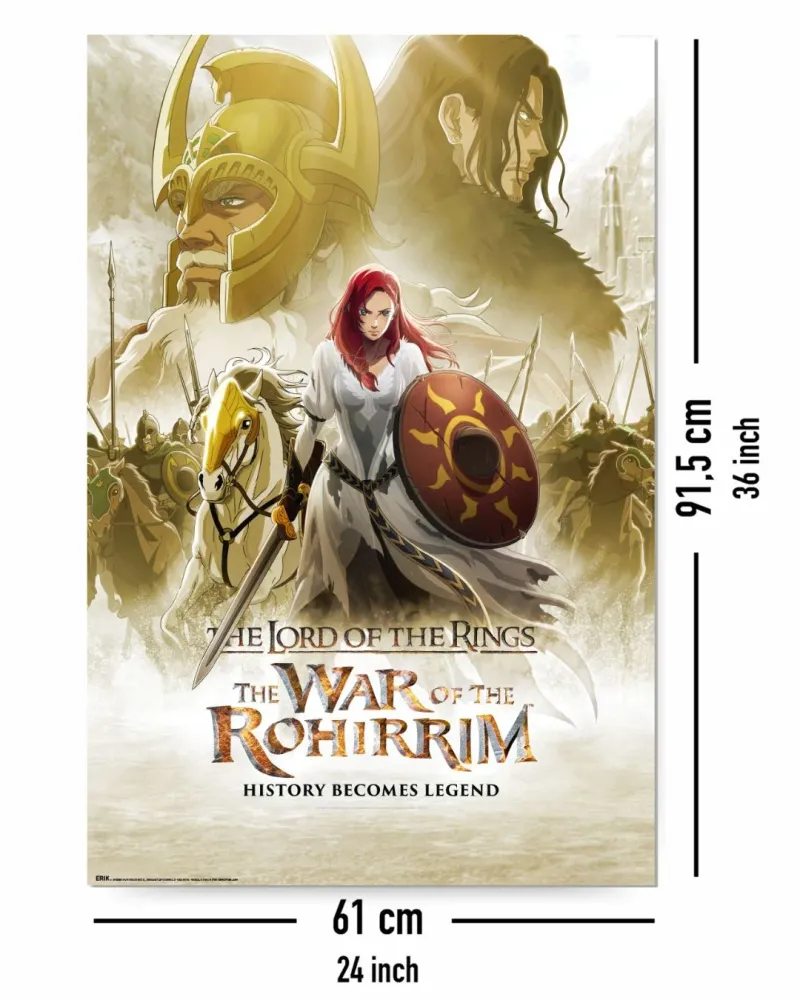 Affiche du Seigneur des Anneaux La Bataille des Rohirrim