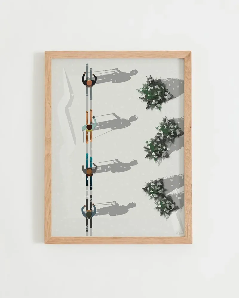 Affiche Ski de randonnée