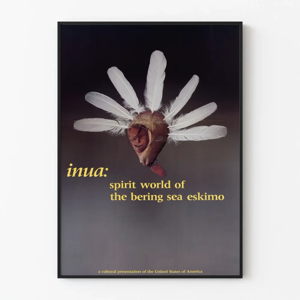 Affiche Spirituelle Inua du Monde de la Mer de Béring Eskimo