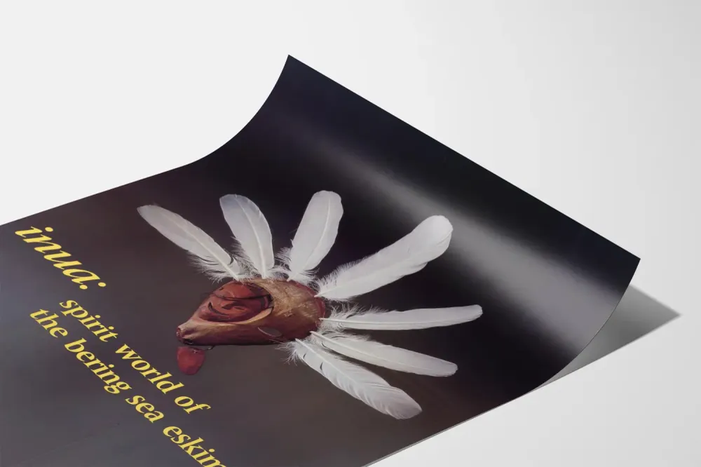 Affiche Spirituelle Inua du Monde de la Mer de Béring Eskimo