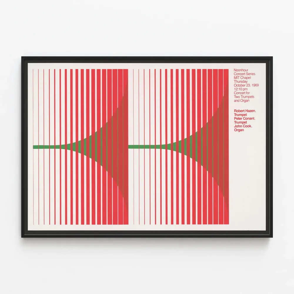 Affiche Série Concert Noonhour - Design Géométrique Minimaliste