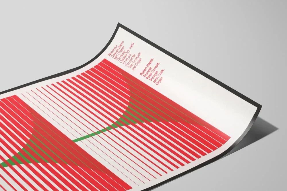 Affiche Série Concert Noonhour - Design Géométrique Minimaliste