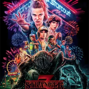 Affiche Stranger Things Saison 3 Été 85
