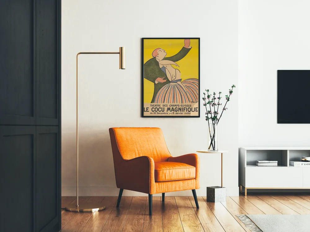 Affiche Théâtre Le Cocu Magnifique - Décoration Murale Vintage
