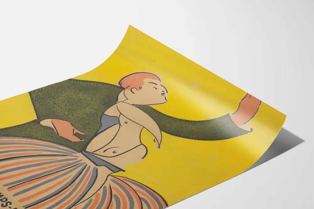 Affiche Théâtre Le Cocu Magnifique - Décoration Murale Vintage