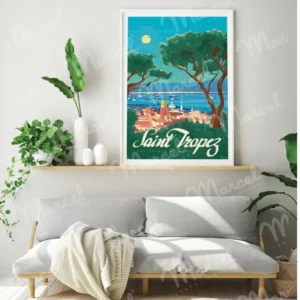 Affiche ST TROPEZ