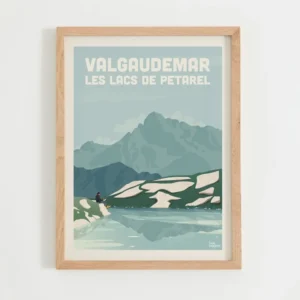 Affiche Valgaudemar - Les lacs de Pétarel