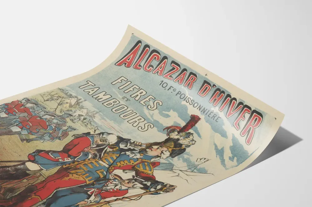 Affiche vintage Alcazar d'Hiver Fifres et Tambours