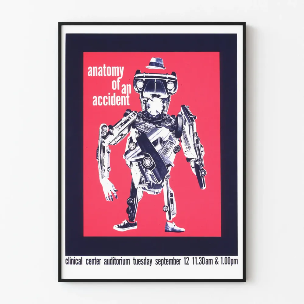 Affiche Vintage Anatomy Accident - Décoration Murale Unique