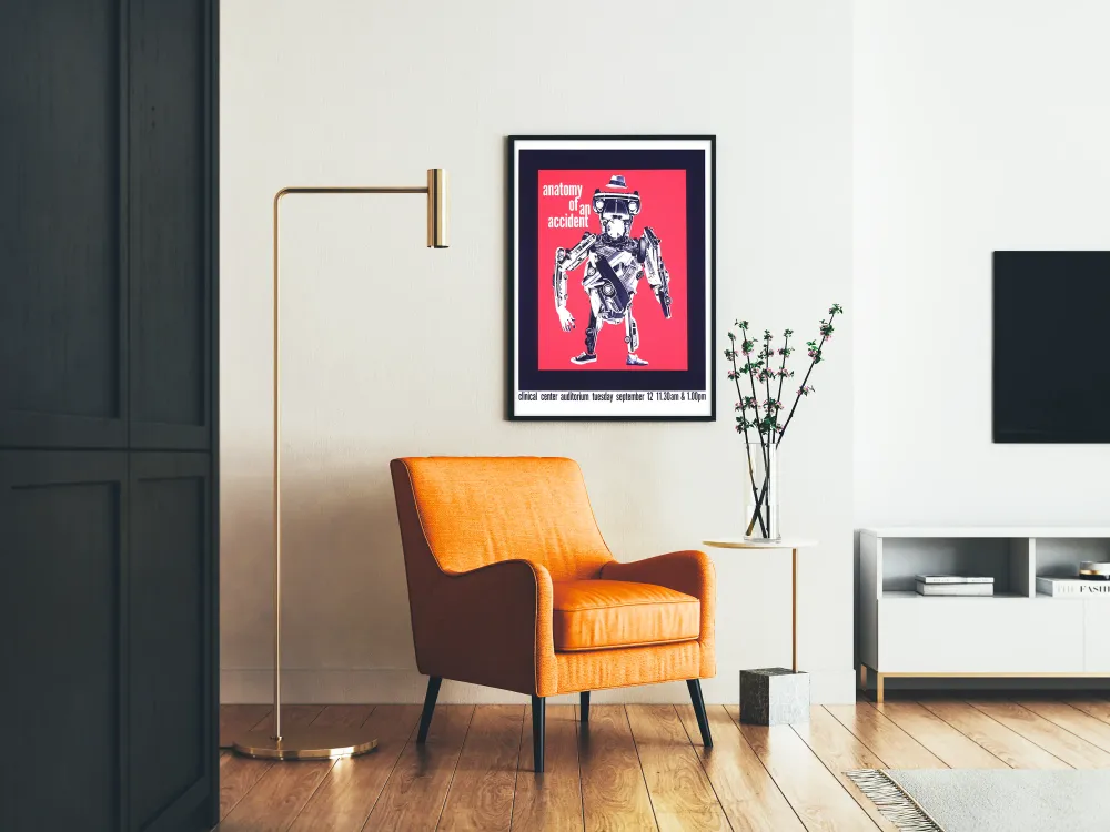 Affiche Vintage Anatomy Accident - Décoration Murale Unique