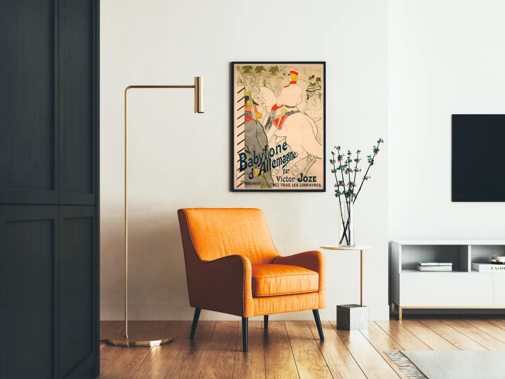 Affiche vintage Babylone d'Allemagne - Décoration murale rétro