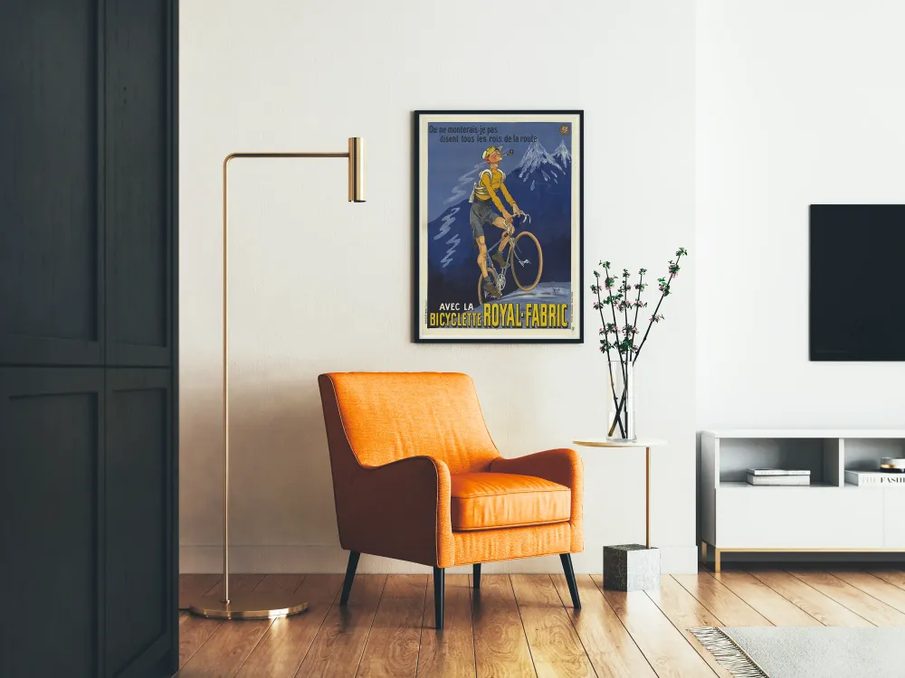 Affiche vintage Bicyclette Royal-Fabric