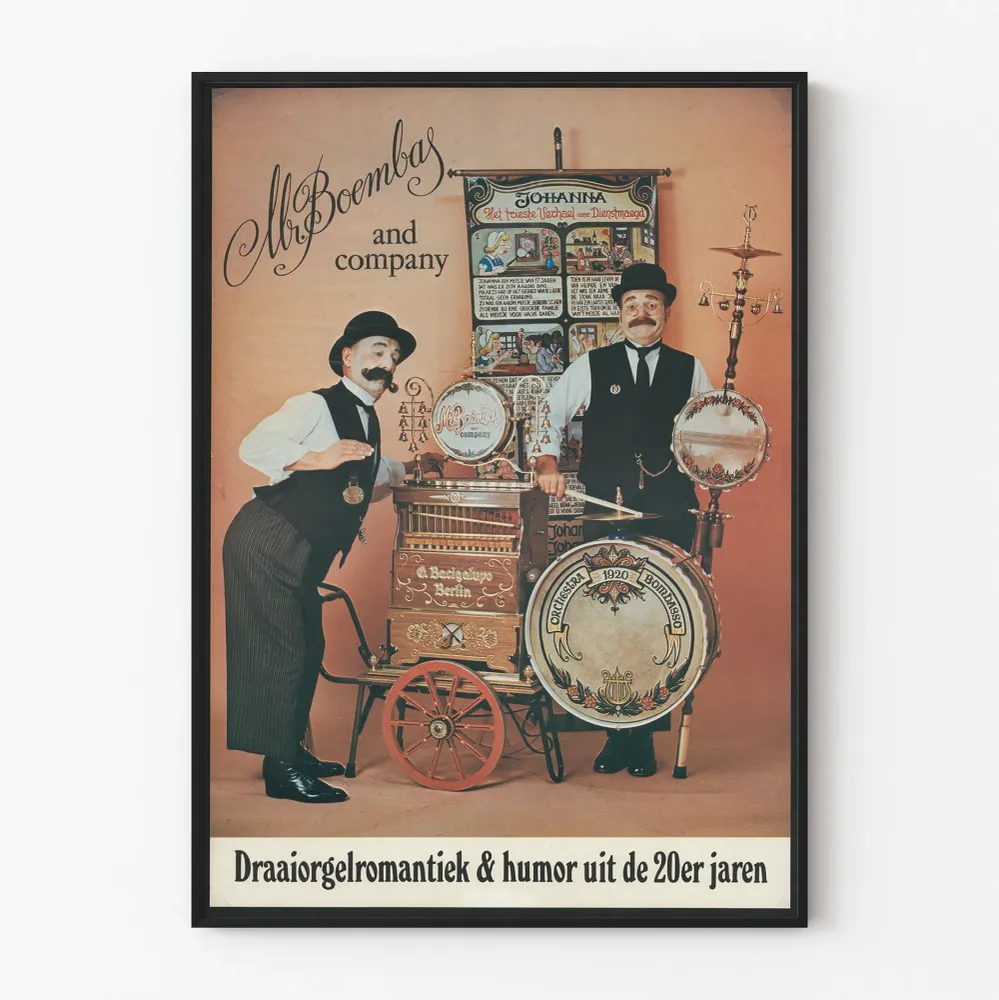 Affiche Vintage Mr. Boembas - Musique et humour des années 1920