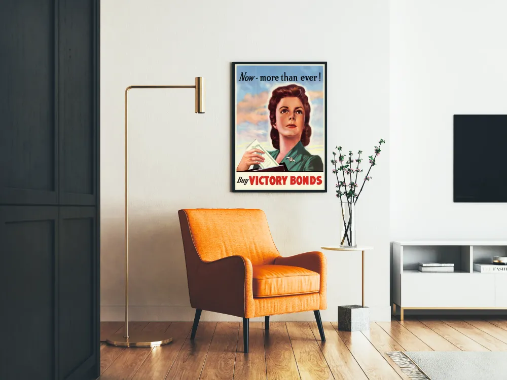 Affiche Vintage Buy Victory Bonds pour Décoration Murale