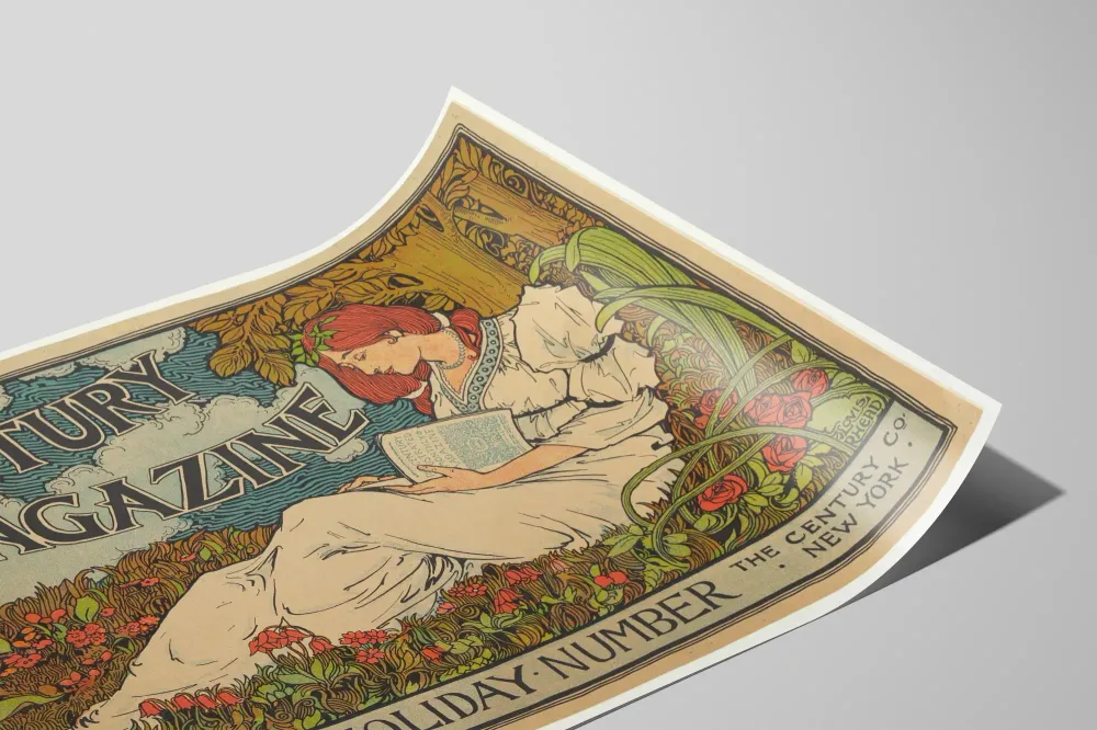 Affiche vintage Century Magazine - Midsummer Holiday Number