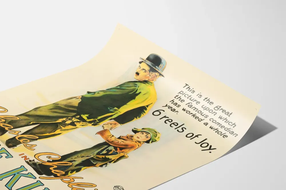 Affiche Vintage Charles Chaplin - Kid