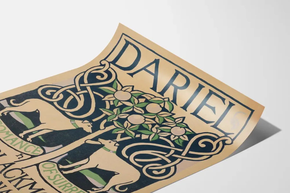 Affiche vintage Dariel - Romance de Surrey décorative
