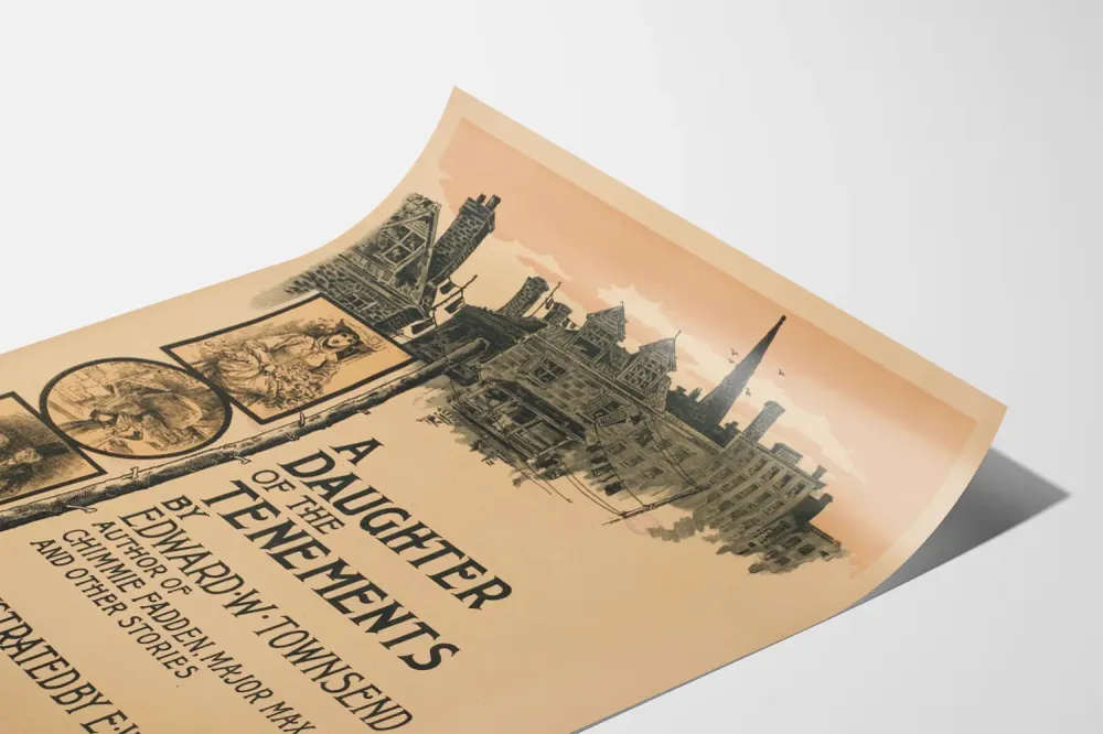 Affiche Vintage Daughter Tenements par Edward W. Townsend