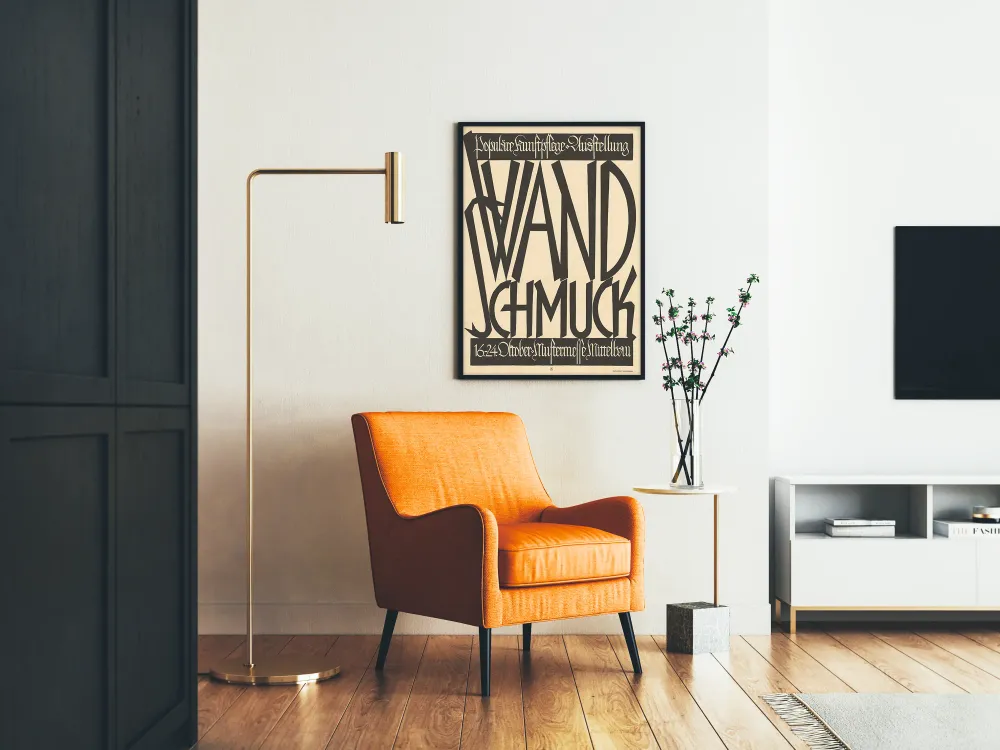 Affiche Vintage Exposition Wand Schmuck pour Décoration Murale