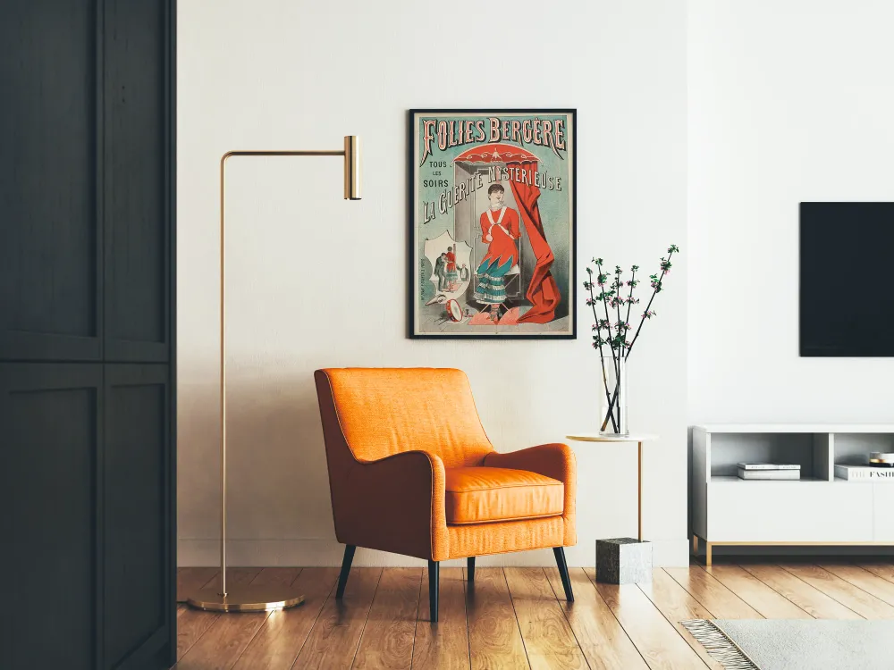 Affiche vintage Folies Bergère La Guérite Mystérieuse