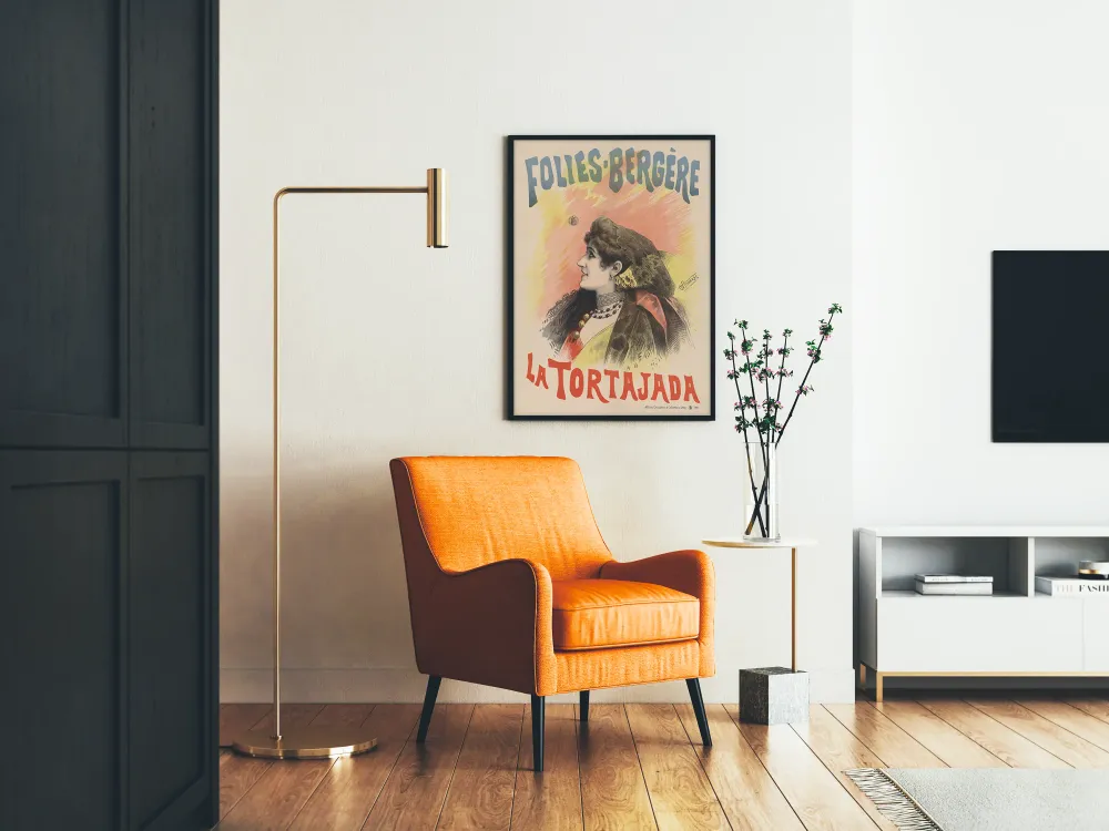 Affiche Vintage Folies Bergère La Tortajada