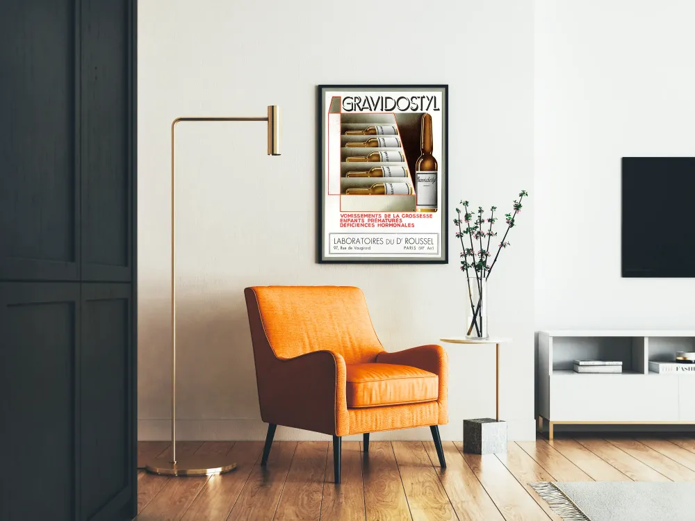 Affiche Vintage Gravidostyl - Décoration Murale Rétro