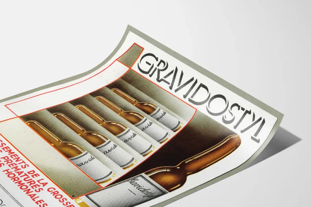 Affiche Vintage Gravidostyl - Décoration Murale Rétro