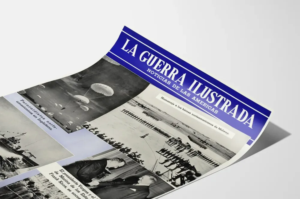 Affiche vintage La Guerra Ilustrada - Décoration murale historique