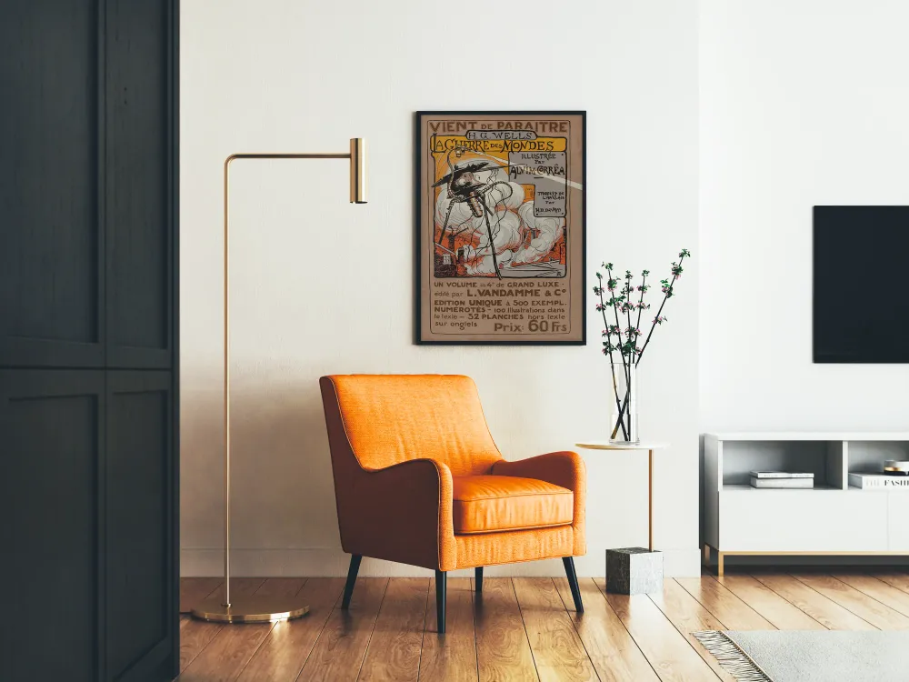 Affiche vintage La Guerre des Mondes par Alvin Corrê
