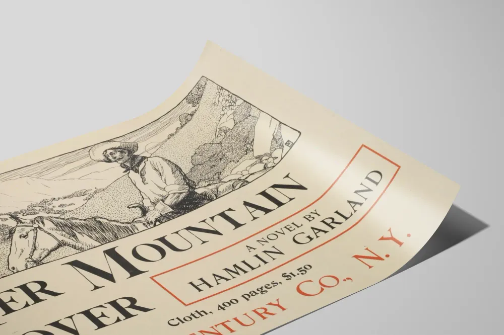 Affiche vintage Her Mountain Lover par Hamlin Garland
