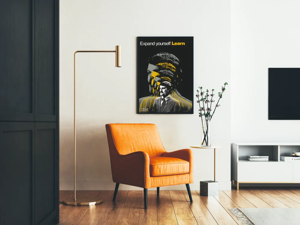 Affiche vintage IBM Expand Yourself Learn