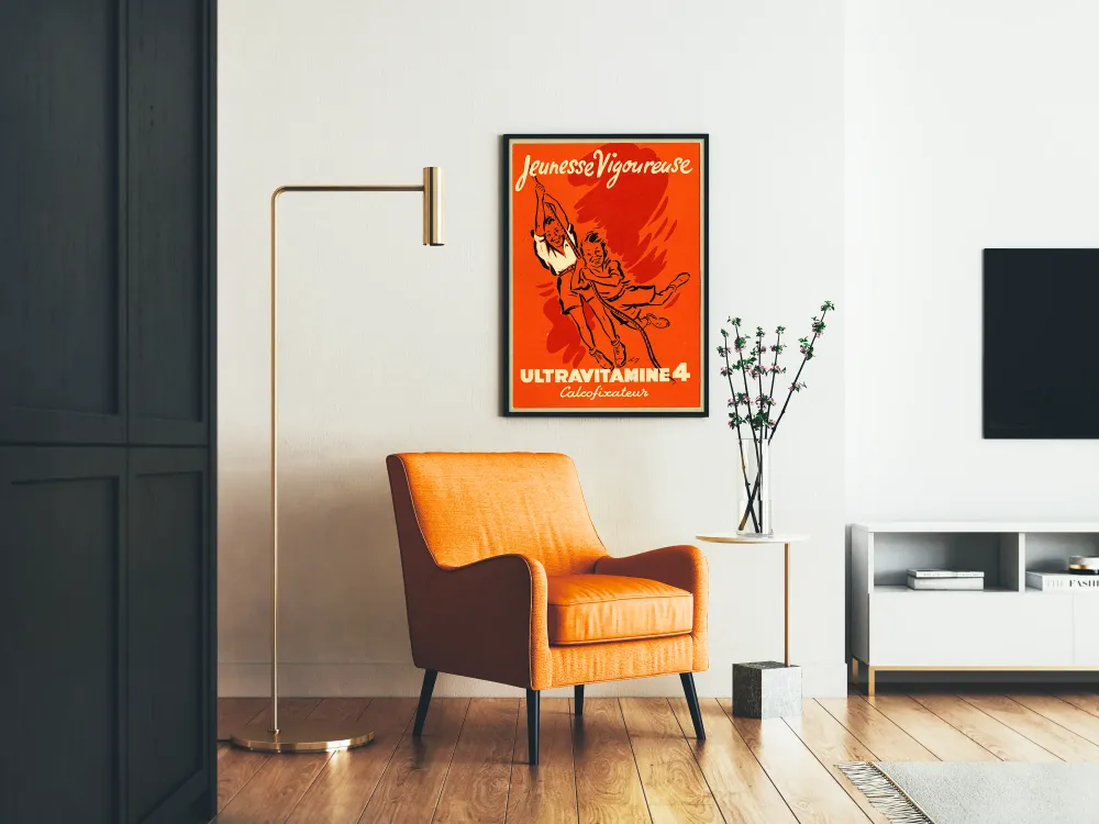 Affiche Vintage Jeunesse Vigoureuse Ultravitamine 4