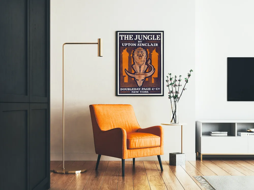 Affiche Vintage Jungle par Upton Sinclair - Décoration Murale Retro
