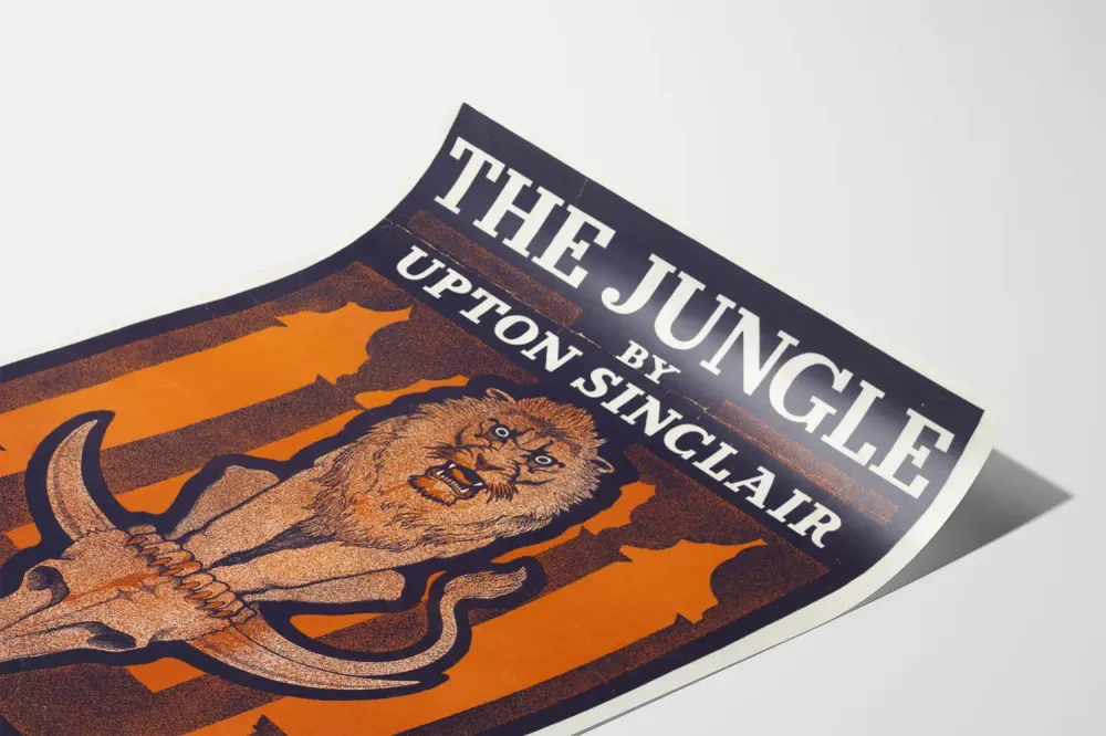 Affiche Vintage Jungle par Upton Sinclair - Décoration Murale Retro