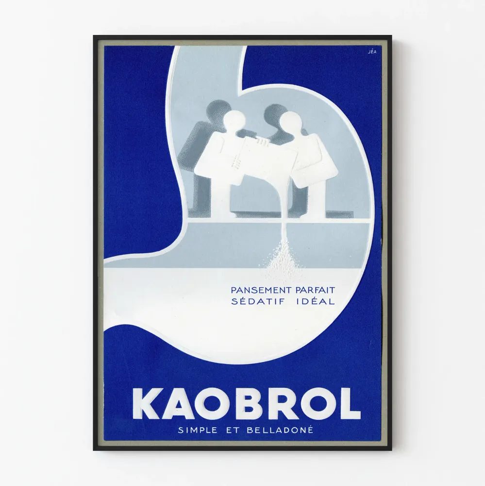 Affiche Vintage Kaobrol Pansement Parfait Sédatif