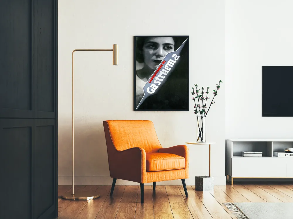 Affiche vintage laboratoire du Gastrhéma pour décoration murale