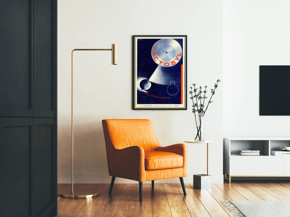 Affiche Vintage Lactobyl Régulateur de l'intestin – Décoration Murale Retro