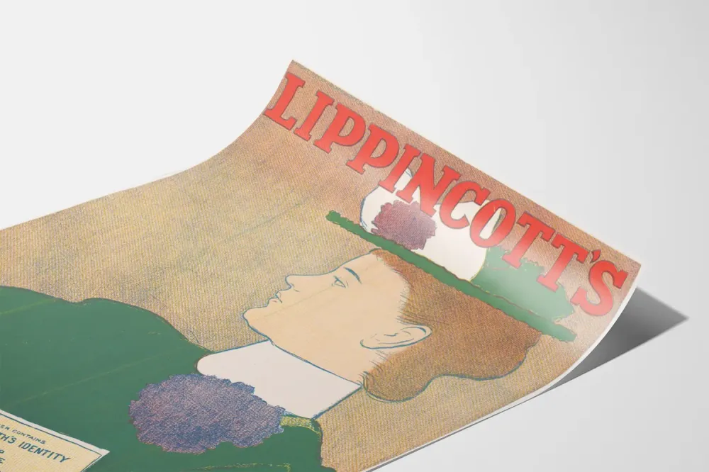 Affiche Vintage Lippincott's May - Décoration Murale Rétro