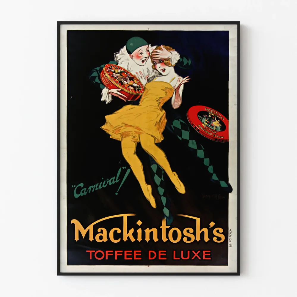Affiche Vintage Mackintosh's Toffee de Luxe