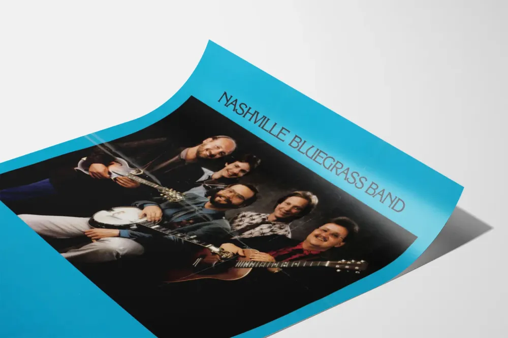 Affiche Vintage Nashville Bluegrass Band pour Décoration Murale