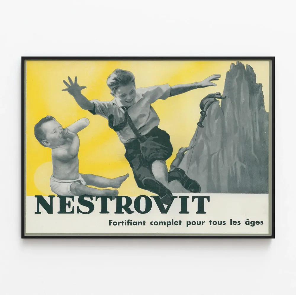 Affiche vintage Nestrovit - Fortifiant complet pour tous les âges