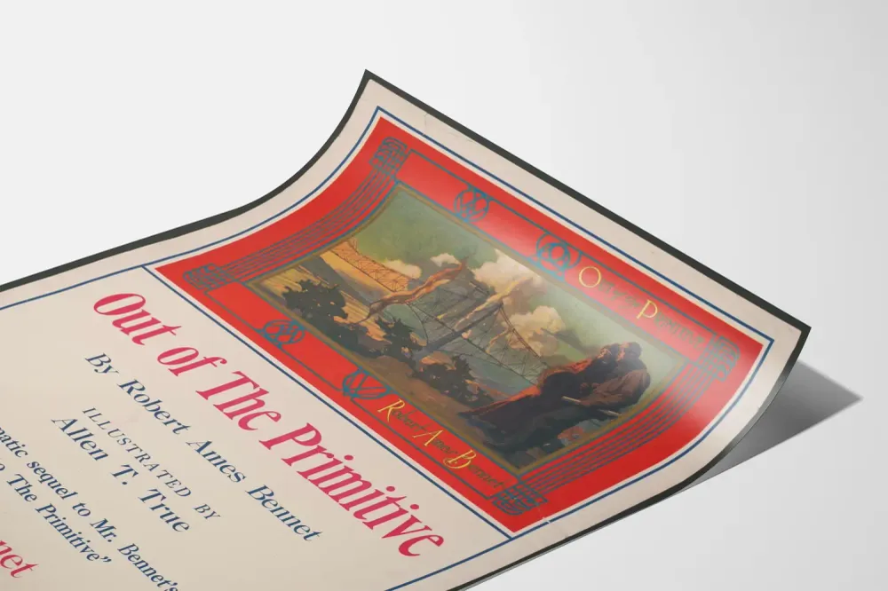 Affiche Vintage Out Primitive par Robert Ames Bennet