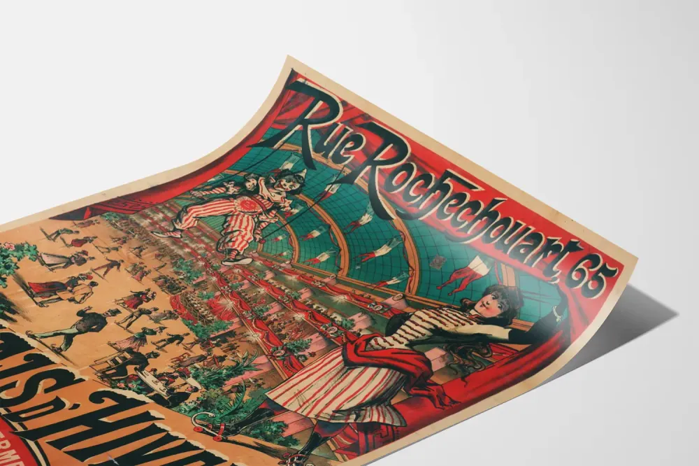 Affiche Vintage Palais d'Hiver Rue Rochechouart 65