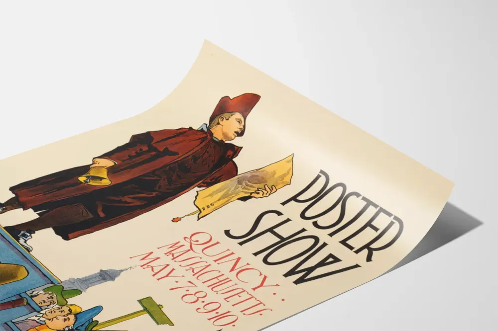 Affiche Vintage Poster Show Quincy Massachusetts